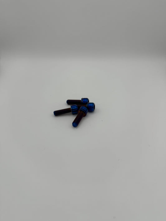 Titanium Triple Clamp Bolts - 6-Piece Set