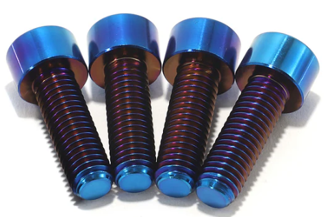 Titanium Triple Clamp Bolts