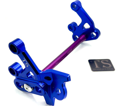 Custom CNC Aluminum Footpeg Bracket Assembly E-Ride Pro