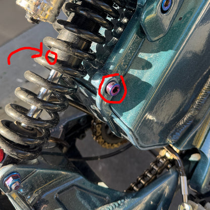 Titanium Talaria XXX Battery Lid/Hatch Bolts