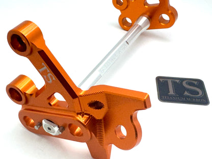 Custom CNC Aluminum Footpeg Bracket Assembly E-Ride Pro