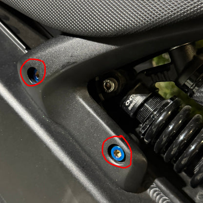 Titanium Subframe/Seat Bracket Bolts (All Emoto)
