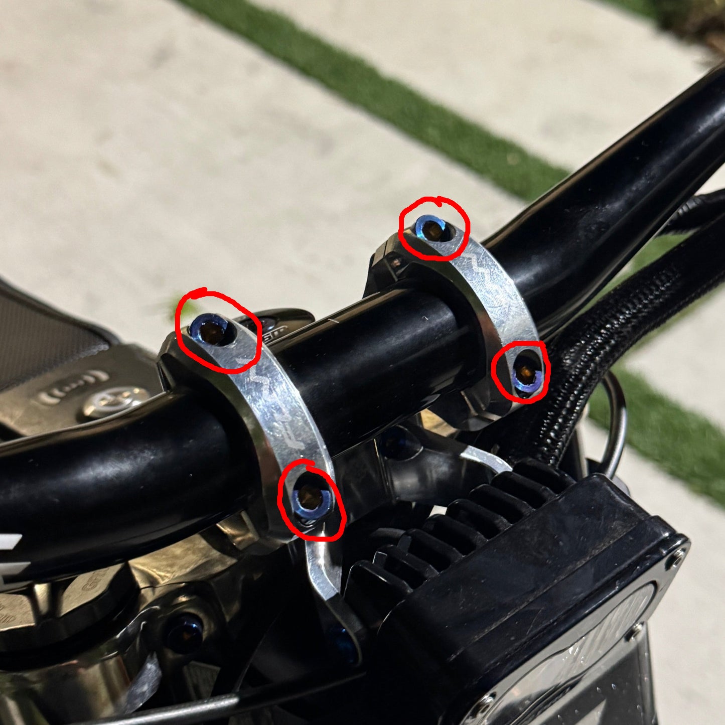 Titanium Direct Mount Stem Bolts