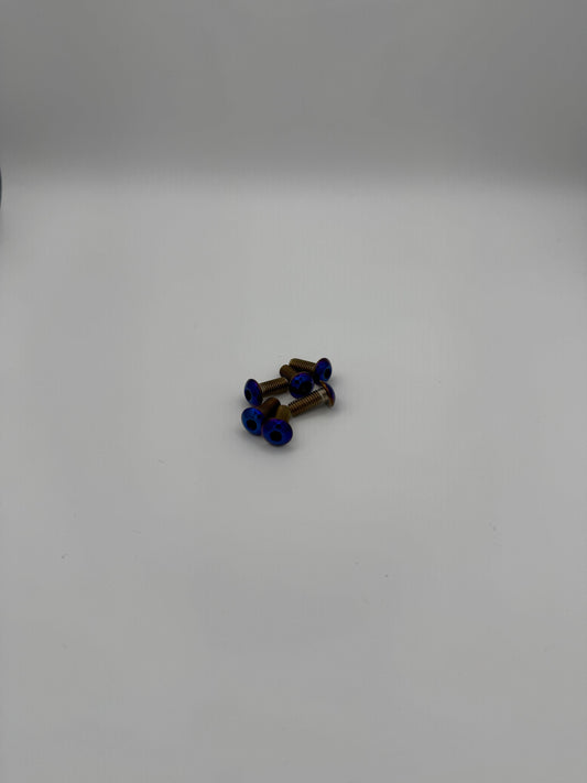 Titanium Fork Guard Bolts - 6-Piece Set