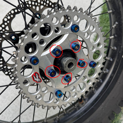 Titanium Sprocket Bolts (All Emoto)