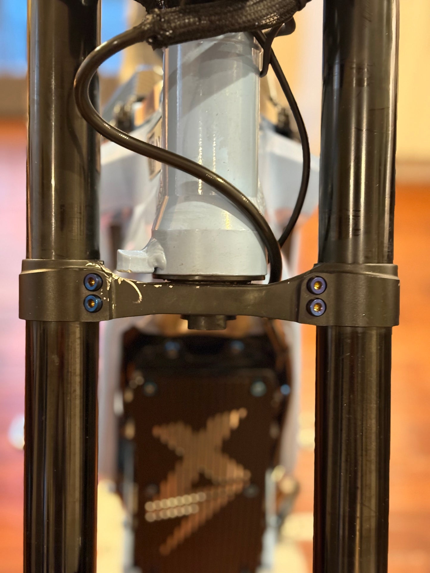 fast ace triple clamp titanium