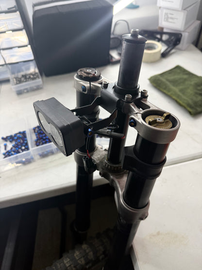 Head light mount titanium
