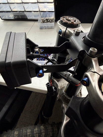 Head light mount titanium