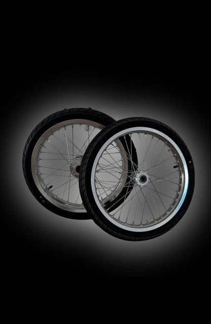 Chrome Talaria XXX/MX3/MX4 Supermoto Wheel Set