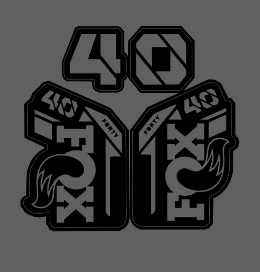 Fox 40 Fork Decal