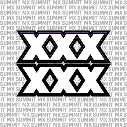 Talaria x3 "XXX" Fork Tube Decal
