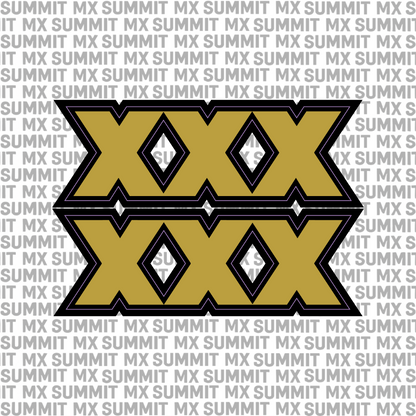 Talaria x3 "XXX" Fork Tube Decal