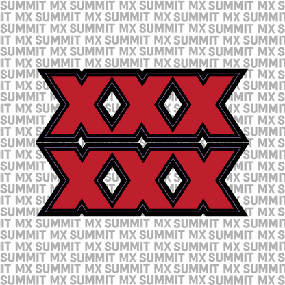 Talaria x3 "XXX" Fork Tube Decal