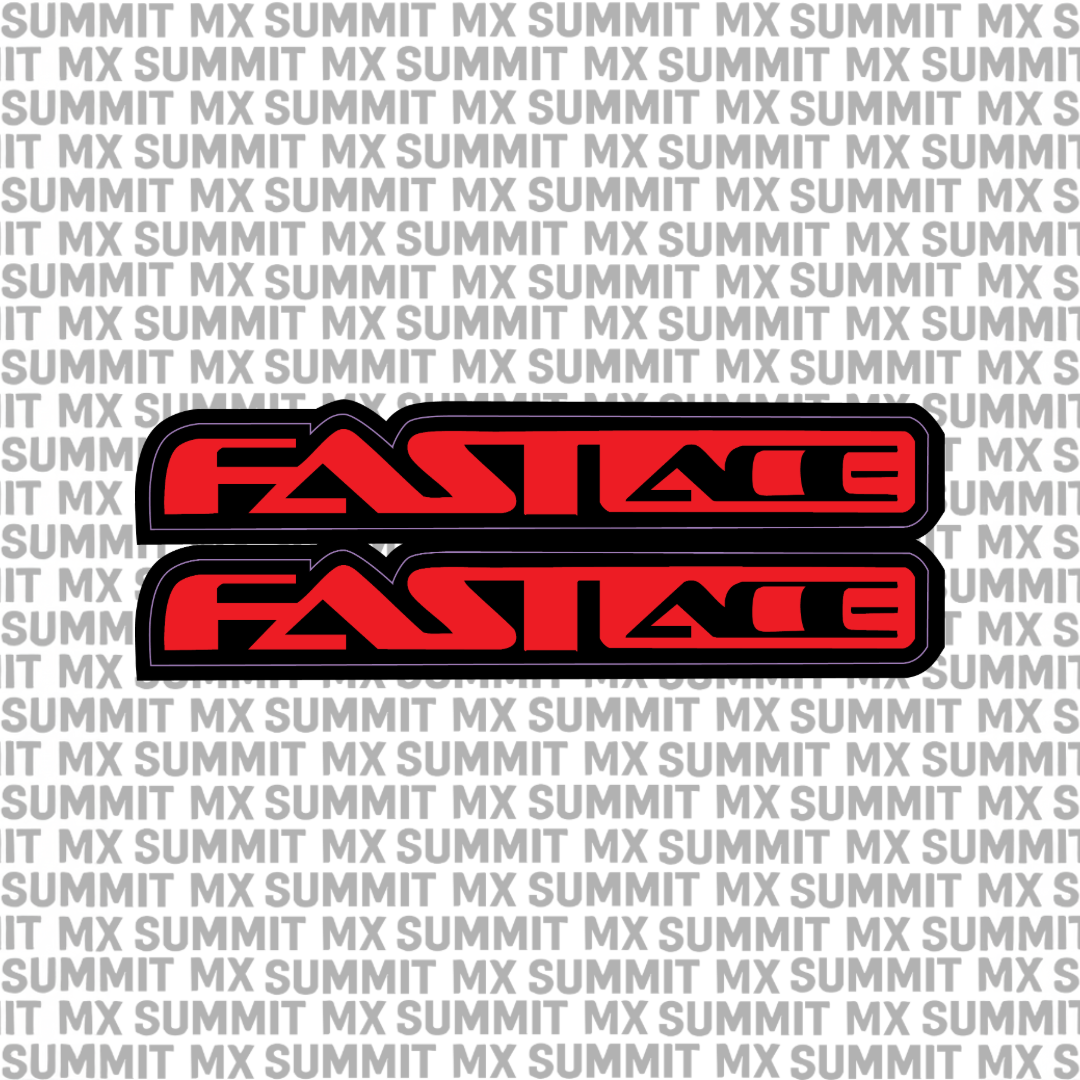 Fastace Fork Tube Decal (Without Fastace Icon)