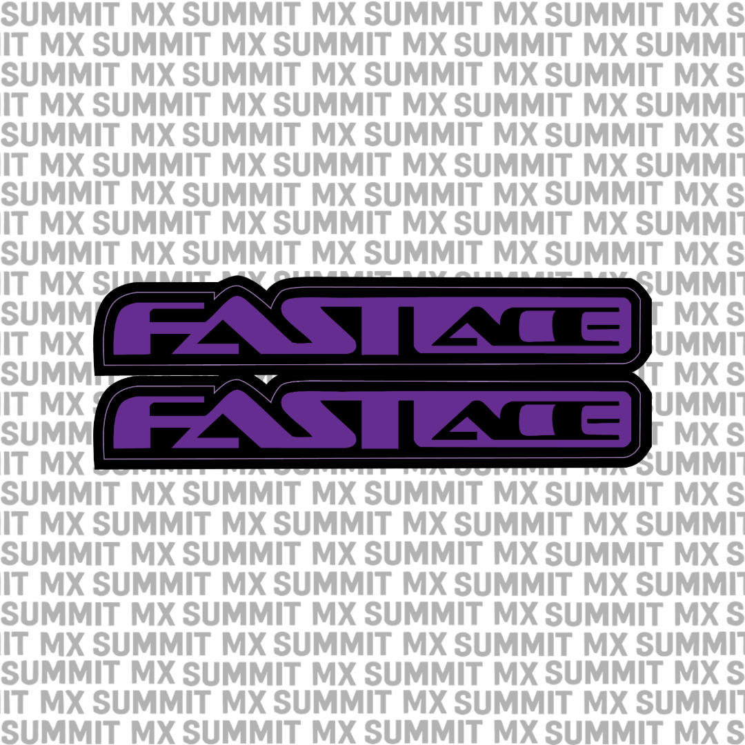 Fastace Fork Tube Decal (Without Fastace Icon)