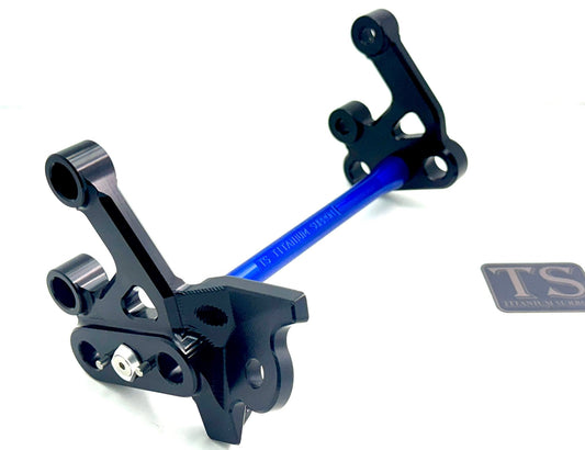 Custom CNC Aluminum Footpeg Bracket Assembly E-Ride Pro