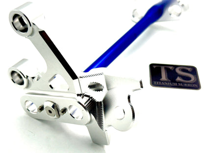 Custom CNC Aluminum Footpeg Bracket Assembly E-Ride Pro