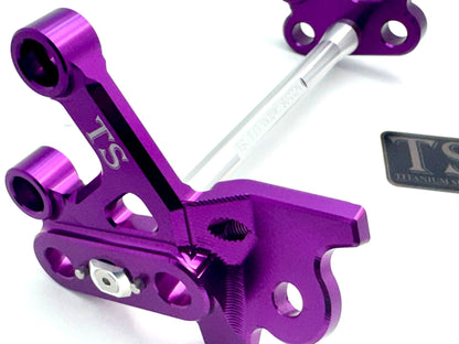 Custom CNC Aluminum Footpeg Bracket Assembly E-Ride Pro
