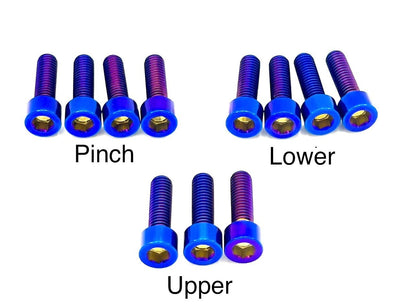 Titanium EXT Ferro Fork 11/17 Piece Bolt Kits