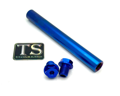 FastAce Fork Titanium Axle and Two Axle Bolts (3 Pieces)