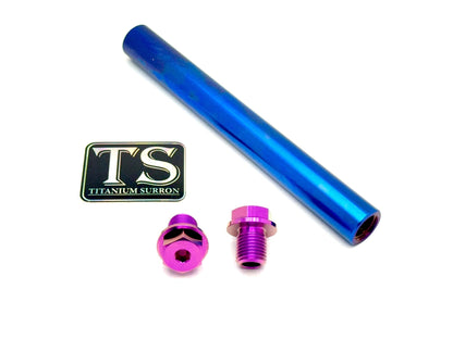 FastAce Fork Titanium Axle and Two Axle Bolts (3 Pieces)