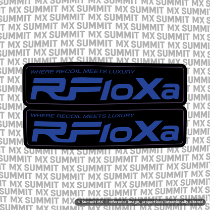 RFloXa "Where Recoil Meets Luxury" Fork Tube Decal