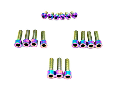 Titanium EXT Ferro Fork 11/17 Piece Bolt Kits